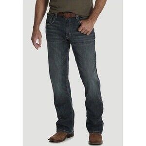 Wrangler 20X Jeans Men 36x29 Blue Style 42 Vintage Boot Cut Stretch West Cowboy